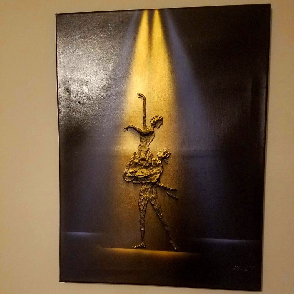 Santa Barbara Ballet Dancer Ballerina Signed wall art
